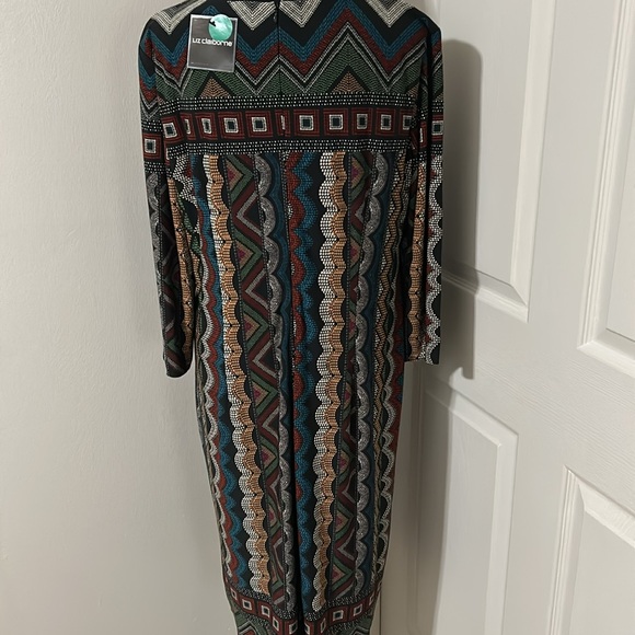 NWT Multicolor Geometric Patterned Dress - Picture 6 of 8